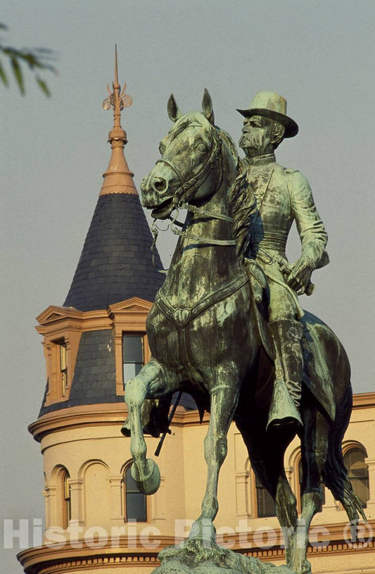 Photo - General Scott Statue on Pennsylvania Avenue, Washington, D.C.- Fine Art Photo Reporduction
