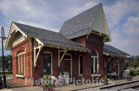 Gaithersburg, MD Photo - Historic Train Station in Gaithersburg, Maryland