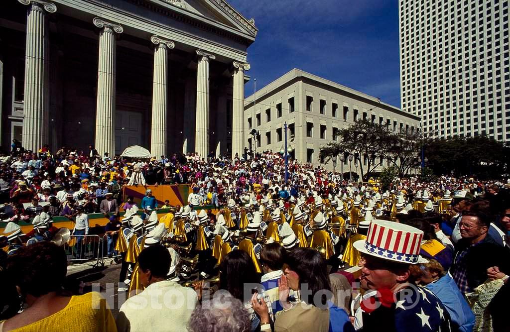 Photo - Mardi Gras Parade in New Orleans, Louisiana- Fine Art Photo Reporduction