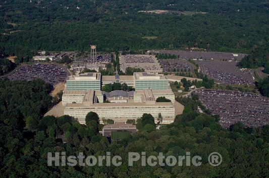Photo - Aerial View of The CIA Headquarters, Langley, Virginia- Fine Art Photo Reporduction
