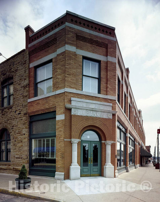 Photo - Citizens National Bank & Trust Building, which Opened in 1907 as Citizens Bank When Okmulgee, Oklahoma, was Part of The Indian Territory- Fine Art Photo Reporduction