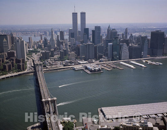 New York, NY Photo - Aerial View of New York, New York