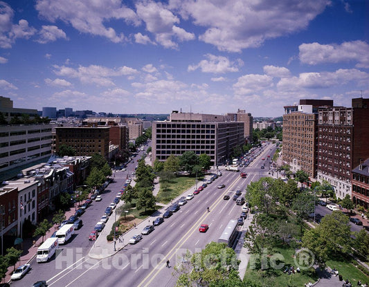 Washington, D.C. Photo - View of Downtown at Pennsylvania Avenue and 20th Street NW, Washington, D.C.