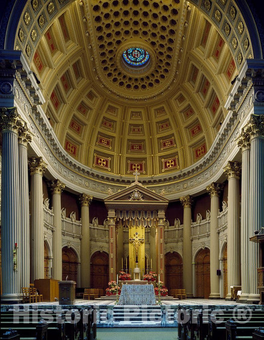 San Francisco, CA Photo - Sanctuary of St. Ignatius Church on The Campus of The University of San Francisco, San Francisco, California