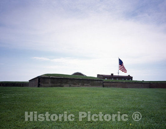 Fort McHenry, MD Photo - Fort McHenry, Where The Star-Spangled Banner was Inspired by a Battle in The War of 1812. Baltimore, Maryland
