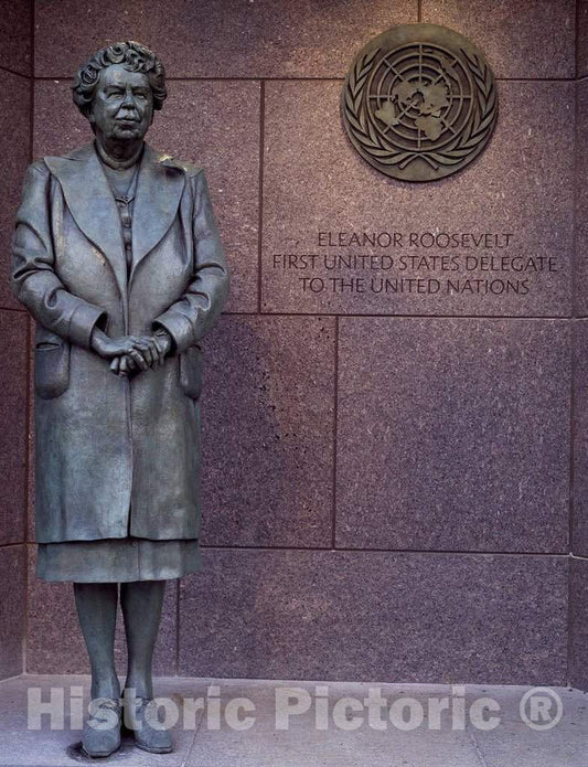 Photo - Eleanor Roosevelt Memorial at The Franklin D. Roosevelt Memorial in Washington, D.C.- Fine Art Photo Reporduction