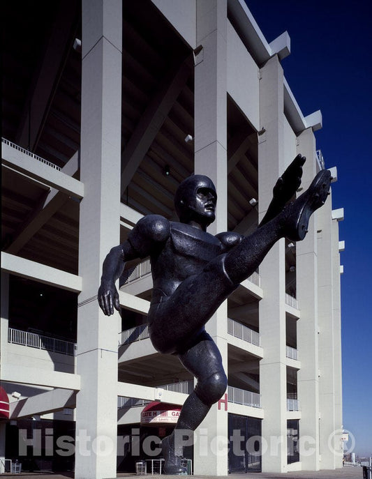 Philadelphia, PA Photo - Sculptor Joe Brown Created This Statue of a Football Punter Outside Veterans' Stadium, Philadelphia, Pennsylvania