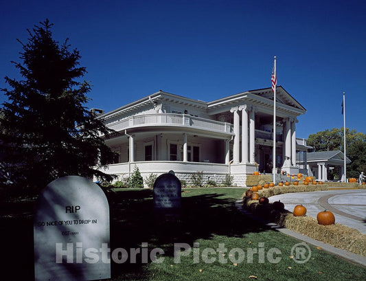 Carson City, NV Photo - Governor's Mansion decorated for Halloween in Carson City, Nevada