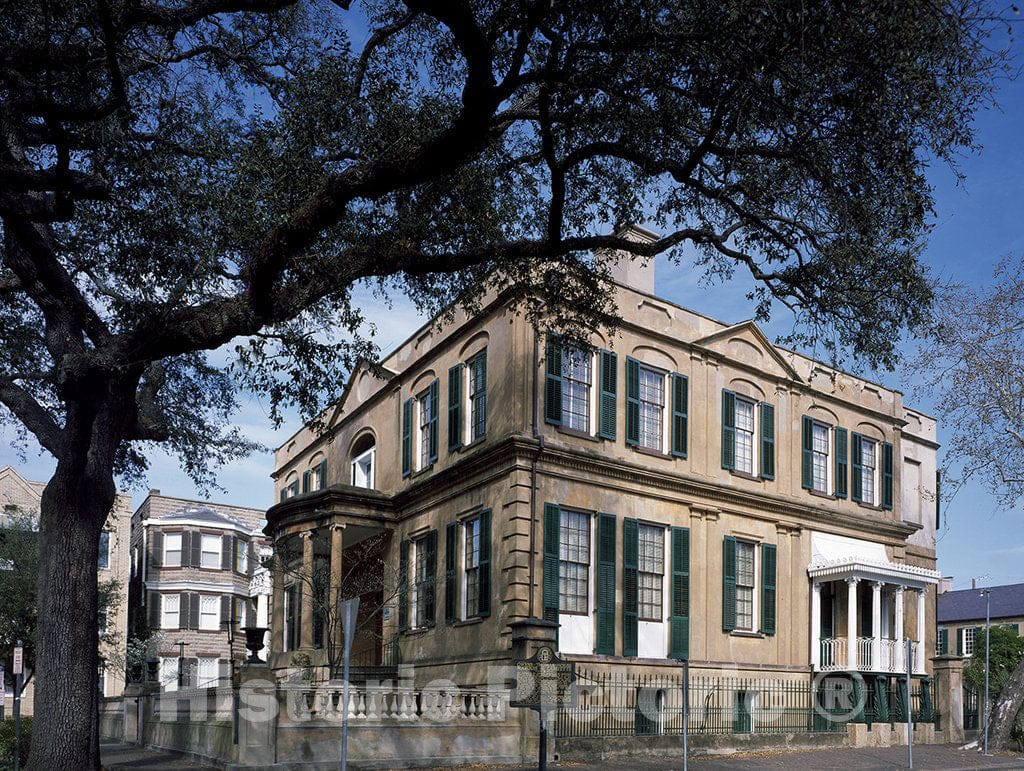 Savannah, GA Photo - Owens-Thomas House, Completed in 1819 in Savannah, Georgia