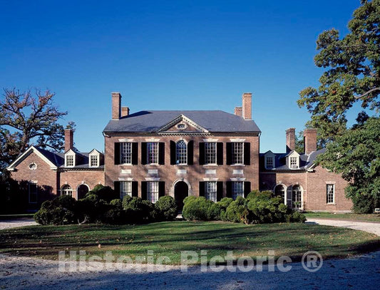 Photo - Woodlawn planation Home on a 126-acre Estate That was Originally Part of George Washington's Mount Vernon, Alexandria, Virginia- Fine Art Photo Reporduction