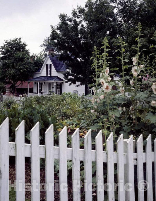 Photo - Garden in Old Salem, a Preserved Early Moravian Village in Winston-Salem, North Carolina- Fine Art Photo Reporduction