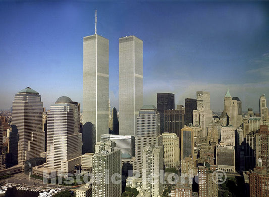 New York, NY Photo - Lower Manhattan Skyline, Including The World Trade Center, New York, NY