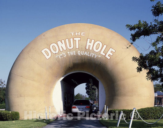 La Puente, CA Photo - The Donut Hole Drive-Through Stand in La Puente in Los Angeles County, CA
