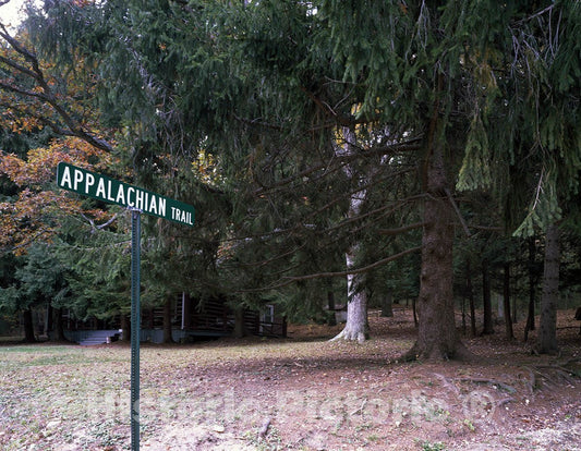 Appalachian Trail -Photo - Almost Every Sign on The Trail is Handmade. Not This one-