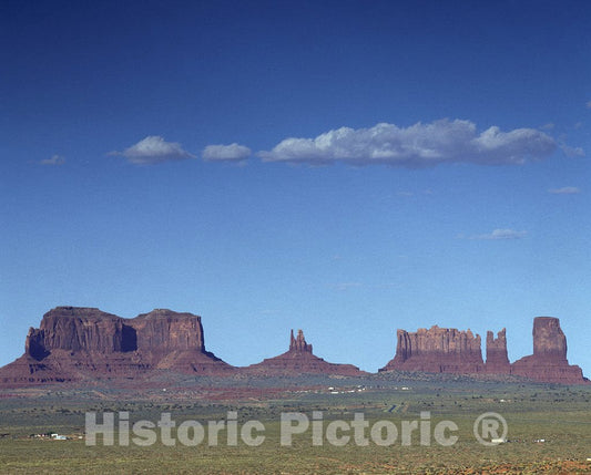 Monument Valley (Ariz. and Utah) Photograph - Monument Valley, a Navajo Nation Tribal Park Whose red-Sandstone Formations on The Colorado Plateau Lie Mostly in Arizona but Also into Utah