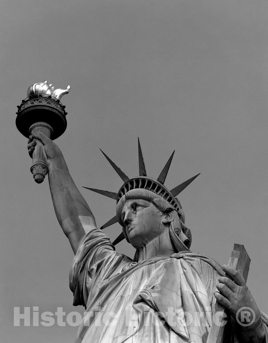Photo - Close-up View of The Statue of Liberty in New York City Harbor- Fine Art Photo Reporduction