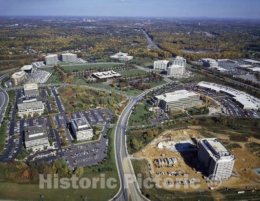 Virginia Photo - Aerial View of Buildings, Northern Virginia