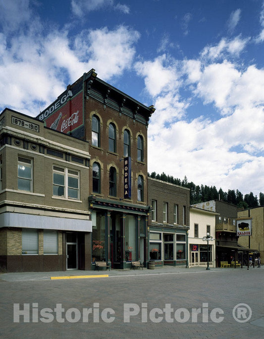 Deadwood, SD Photo - Street which was extensively refurbished-