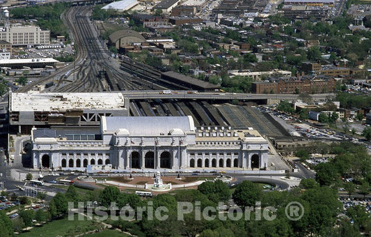 Washington, D.C. Photo - Aerial View of Union Station, Washington, D.C.