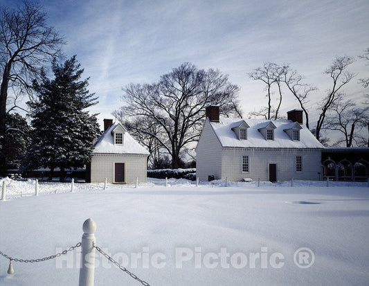United States Photo - Winter Scene