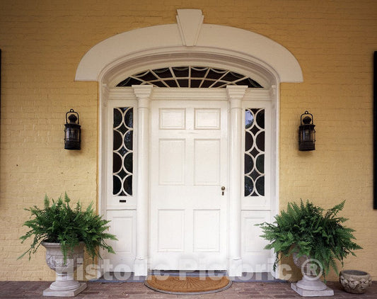 Photo - Dodona Manor, Weekend Retreat of George C. Marshall and his Wife in Leesburg, Virginia- Fine Art Photo Reporduction