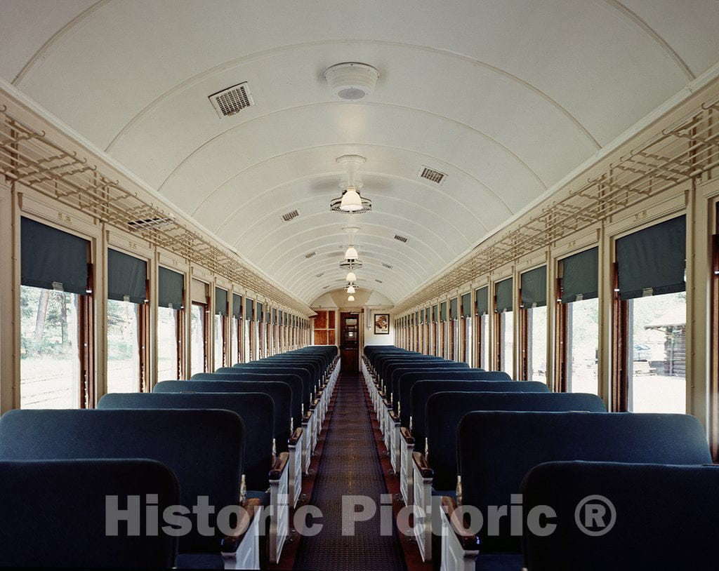Photo - Restored Train Coach at The Grand Canyon Railroad, Arizona- Fine Art Photo Reporduction