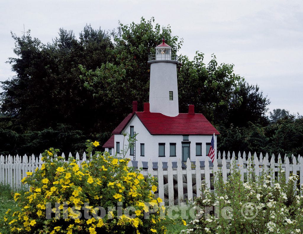 Sequim, WA Photo - Model of The Nearby New Dungeness Lighthouse, Sequim, Washington