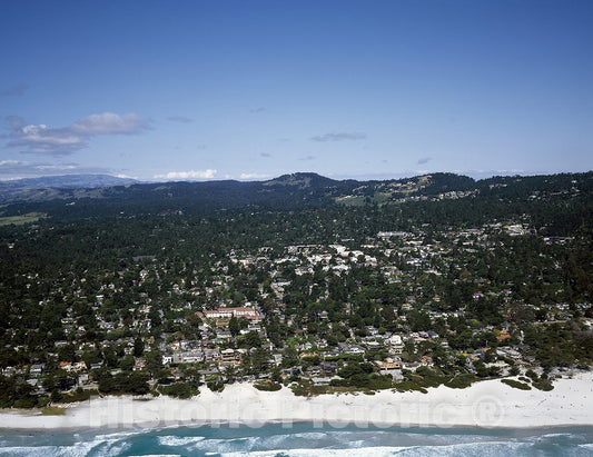 California Photo - Aerial view of the California coastline, north of Los Angeles, California