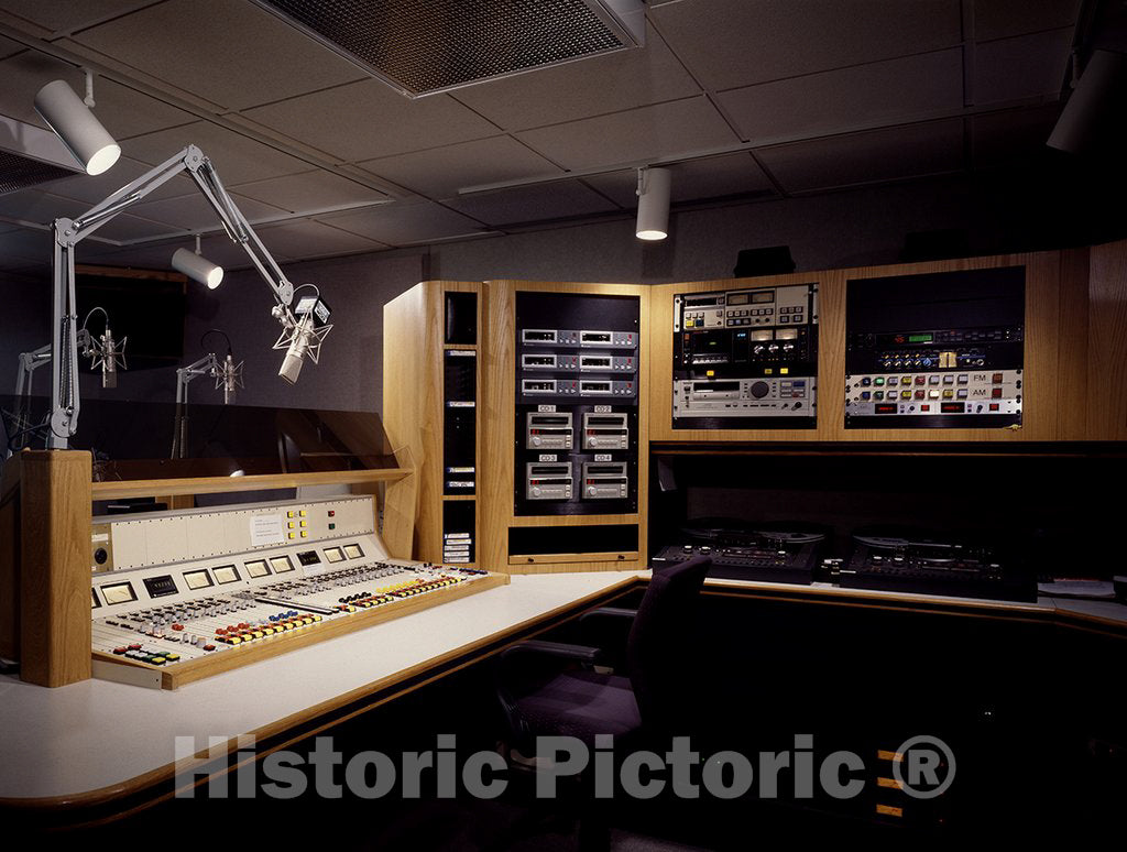 Photo - Radio Station Studio- Fine Art Photo Reporduction