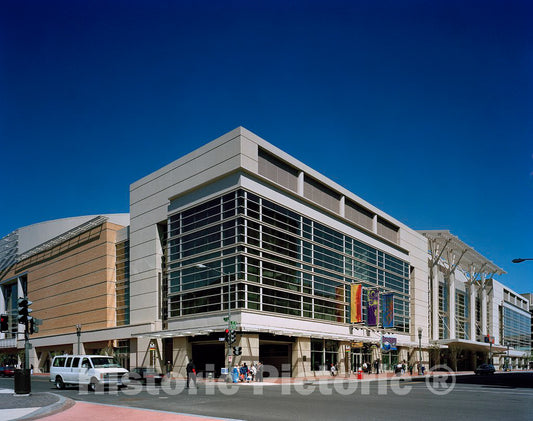 Photo - MCI Center (Later Verizon Center) Sports Arena in Downtown Washington, D.C.- Fine Art Photo Reporduction