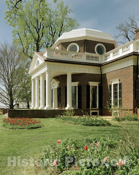 Charlottesville, VA Photo - Monticello, Thomas Jefferson's Home, Charlottesville, Virginia