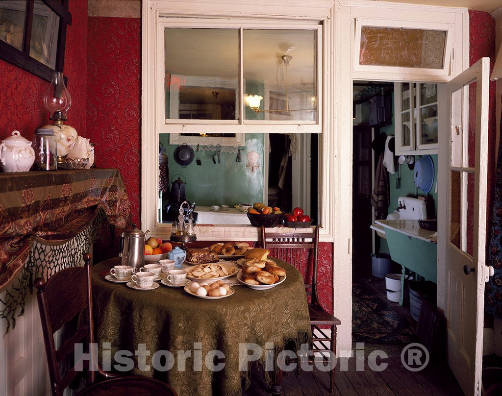 New York, NY Photo - Kitchen at The New York City Tenament Museum, New York