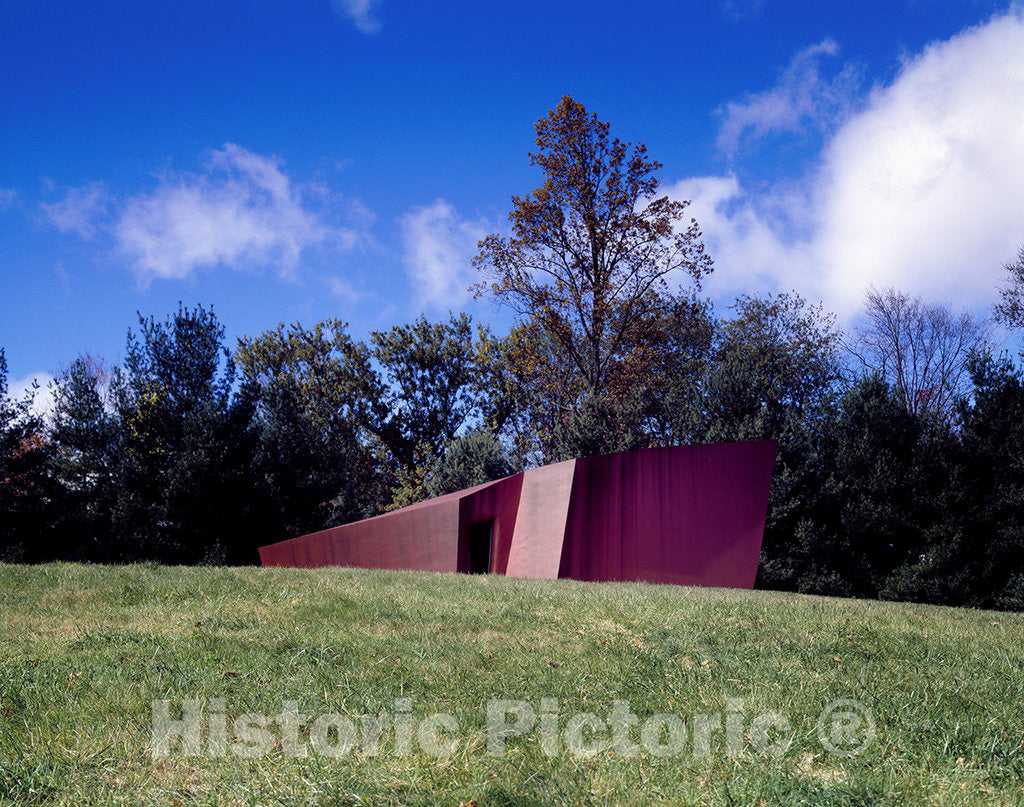 New Canaan, CT Photo - One of Several Modernist outbuildings on The Estate That Includes Architect Philip Johnson's Famous Glass House, New Canaan, Connecticut