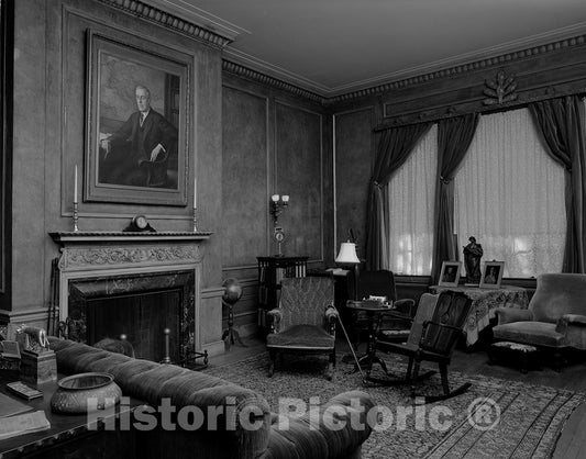 Photo - Former President Woodrow Wilson Home Living Room in Washington, D.C.- Fine Art Photo Reporduction
