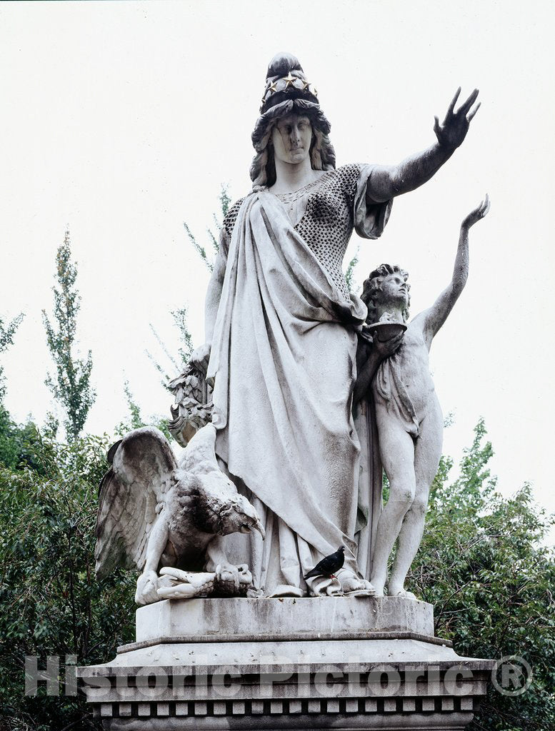Philadelphia, PA Photo - Religious Liberty Statue, Philadelphia, Pennsylvania, commissioned by B'nai Brith and executed by Moses Ezekiel for the 1976 U.S. Bicentennial