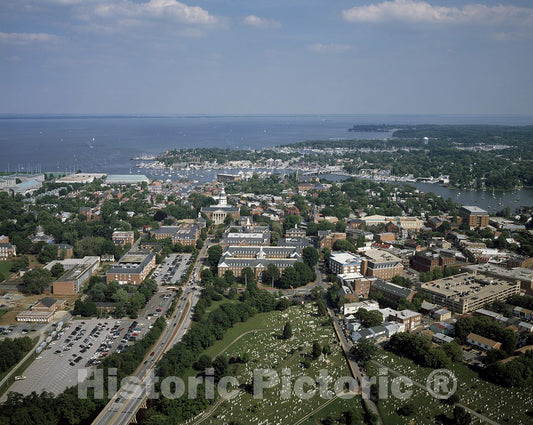 Annapolis, MD Photo - Aerial View of Annapolis, The Maryland Capital