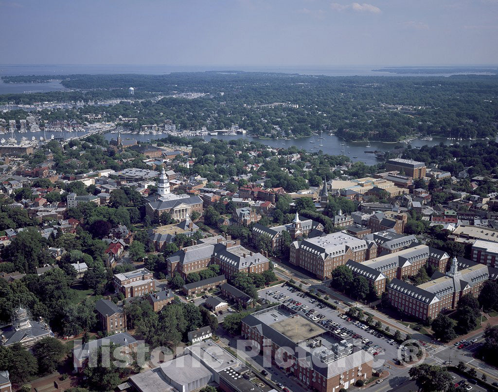 Annapolis, MD Photo - Aerial View of Annapolis, The Maryland Capital