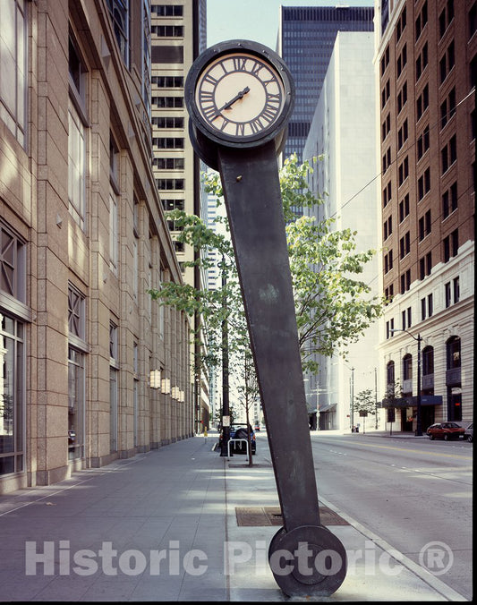 Seattle, WA Photo - One of More Than 50 Street Clocks in Seattle, WA