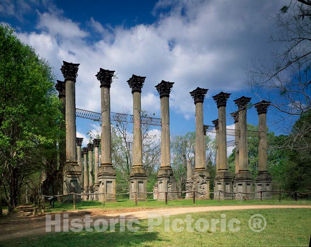 Photo- Windsor Mansion Ruins, Port Gibson, Mississippi 2 Fine Art Photo Reproduction