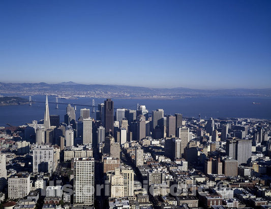 San Francisco, CA Photo - Aerial View of Downtown San Francisco, California