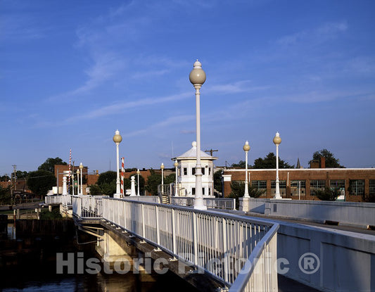 Pocomoke City, MD Photo - Pocomoke City Bridge, a Drawbridge Completed in 1920, Pocomoke City, Maryland