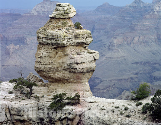 Grand Canyon Village, AZ Photo - Formation on The Rim of The Grand Canyon, Arizona