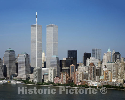 New York, NY Photo - Aerial View of The World Trade Center, New York, New York