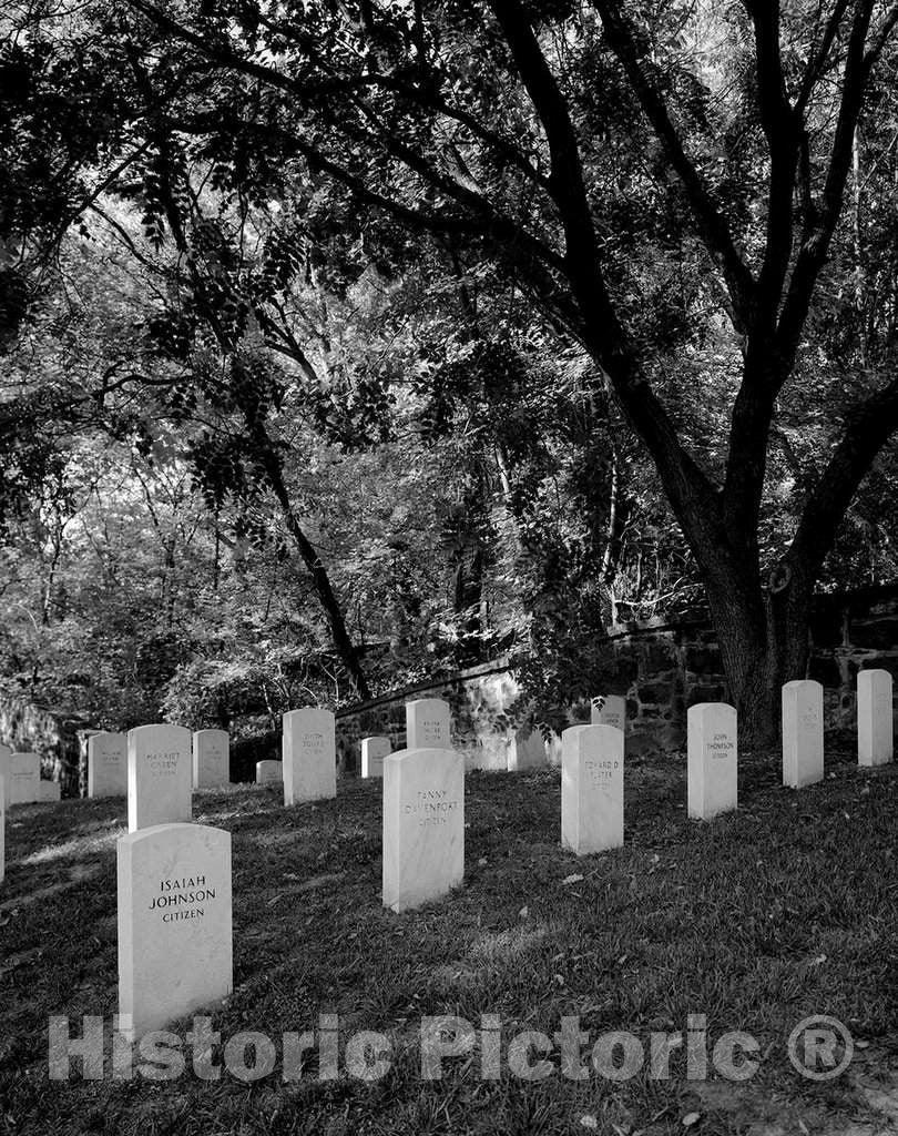 Photo - Headstones at Arlington National Cemetery, Arlington, Virginia- Fine Art Photo Reporduction