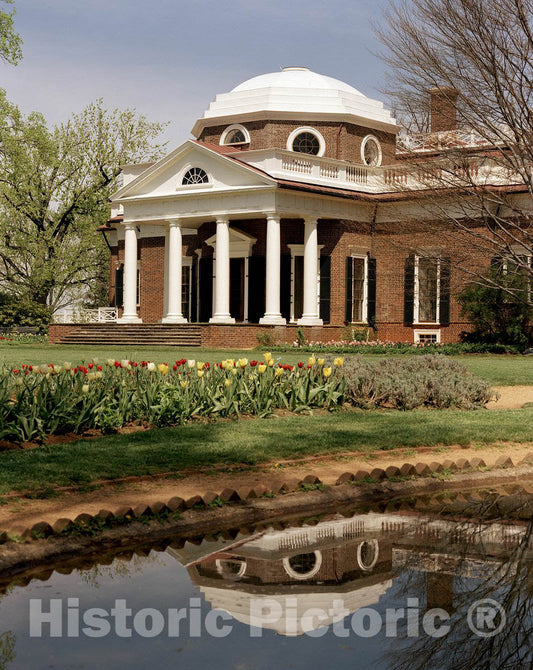 Charlottesville, VA Photo - Monticello, Thomas Jefferson's Home-