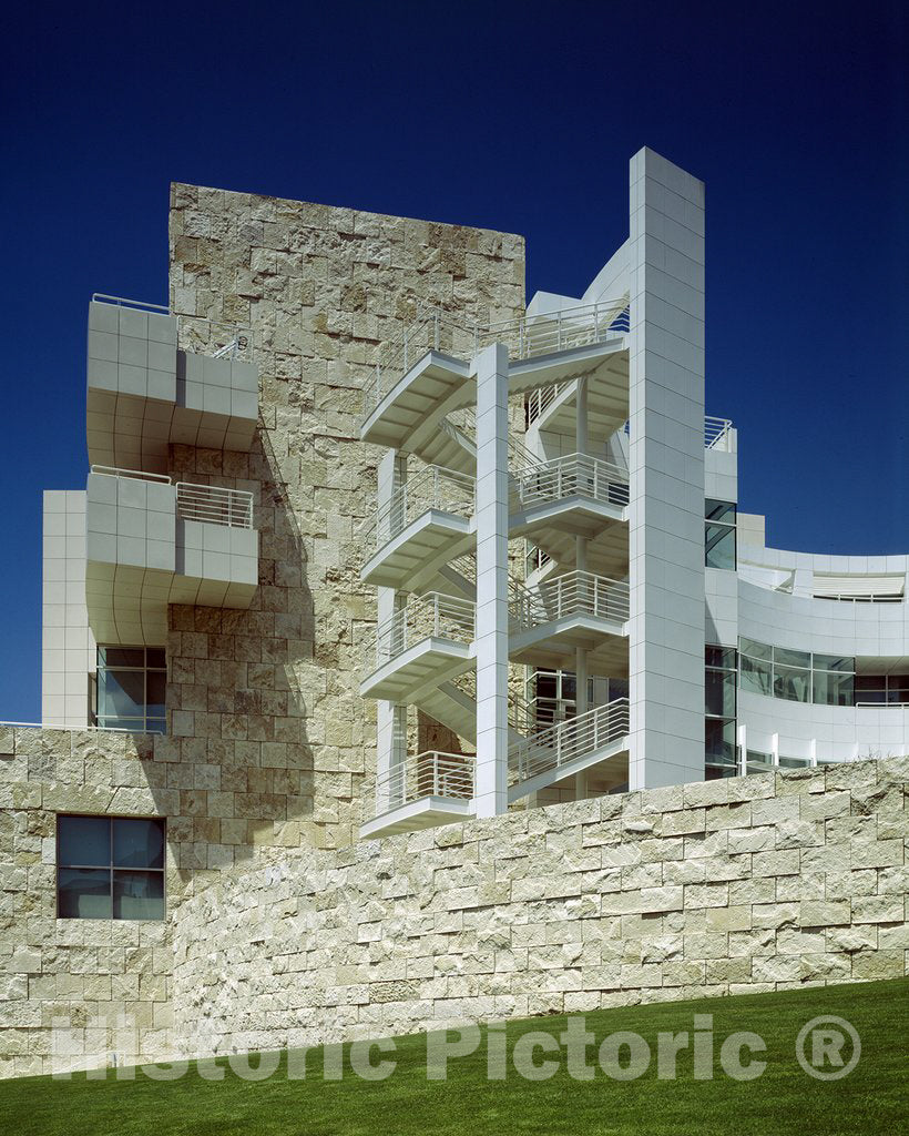 Los Angeles, CA Photo - The Getty Center, in Brentwood, Los Angeles, California, is a Campus for Cultural institutions Founded by Oilman J. Paul Getty