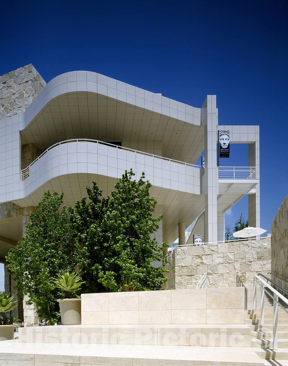Photo - Getty Center, which Combines an Art Museum, Gardens, and Five Research institutes in Los Angeles, California- Fine Art Photo Reporduction