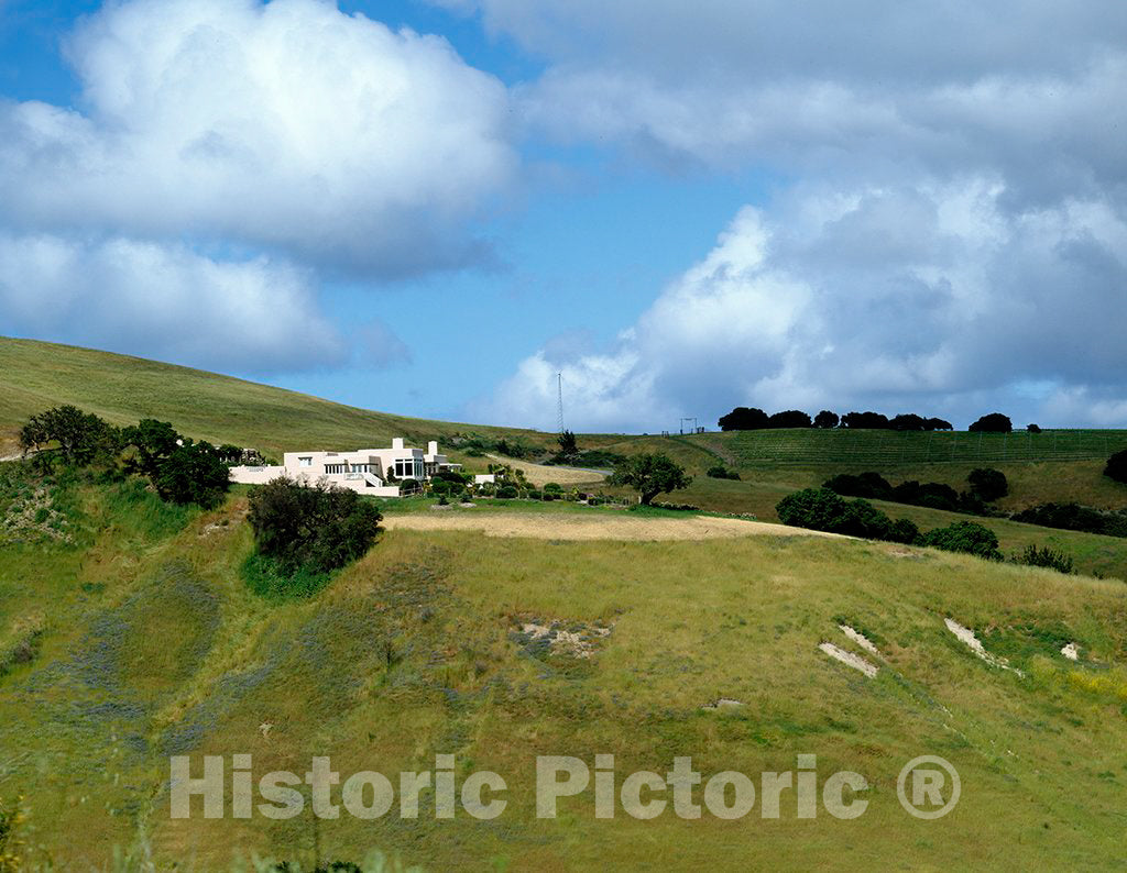 Photo - Home or Commercial Building high in California's Coastal Mountains- Fine Art Photo Reporduction