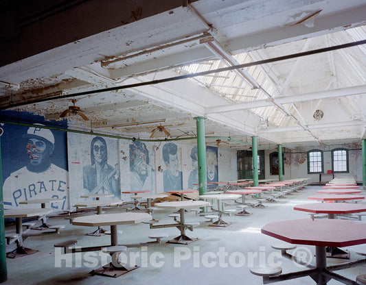 Photo - Dining Room at The Eastern State Penitentiary, which Closed and Became a Museum, Philadelphia, Pennsylvania- Fine Art Photo Reporduction