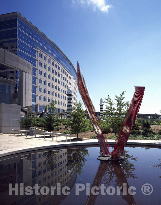 Photo - Internal Revenue Service's Financial Services Center Building in Washington Suburb, New Carrollton, Maryland- Fine Art Photo Reporduction